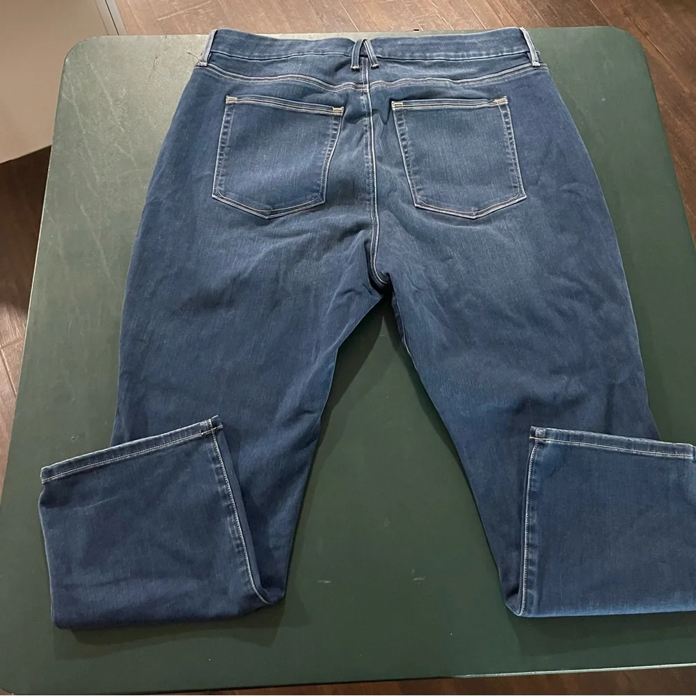 BNWT Plus size Good American straight leg jeans size 18 petite - Picture 8 of 13